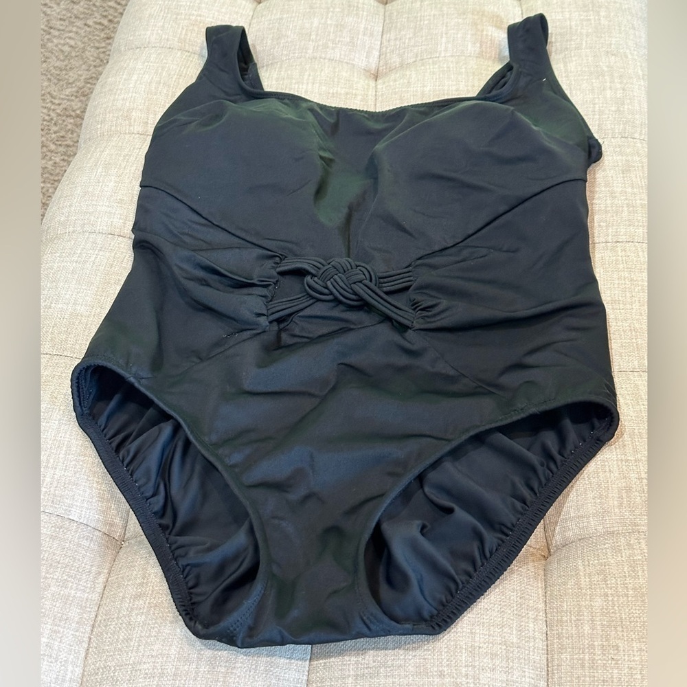 Longitude by Miraclesuit One Piece Swimsuit - Size 12 - EUC - Full Coverage - Picture 3 of 12